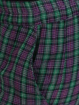 green cotton flat front trouser - 13225485 - Standard Image - 4