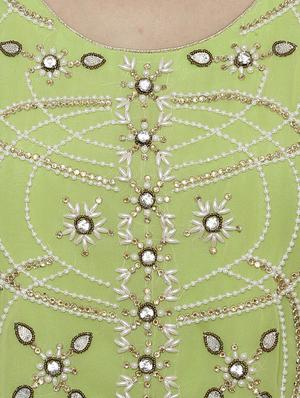 green georgette tunic - 13236033 - Standard Image - 4