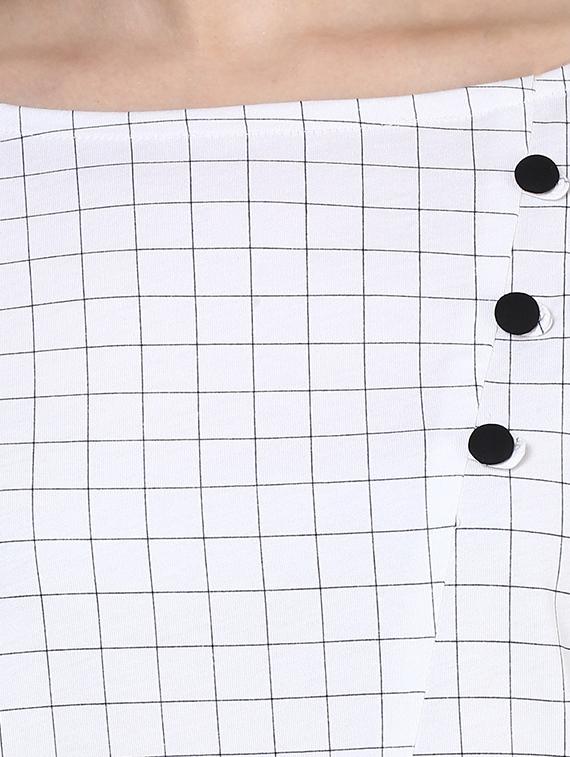 white checkered regular top - 13242676 - Zoom Image - 4