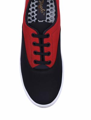 multi colored canvas lace up sneaker - 13244596 - Standard Image - 4