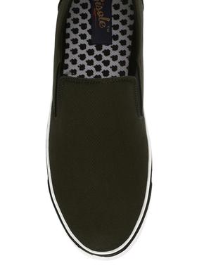 green canvas casual slip on - 13244609 - Standard Image - 4
