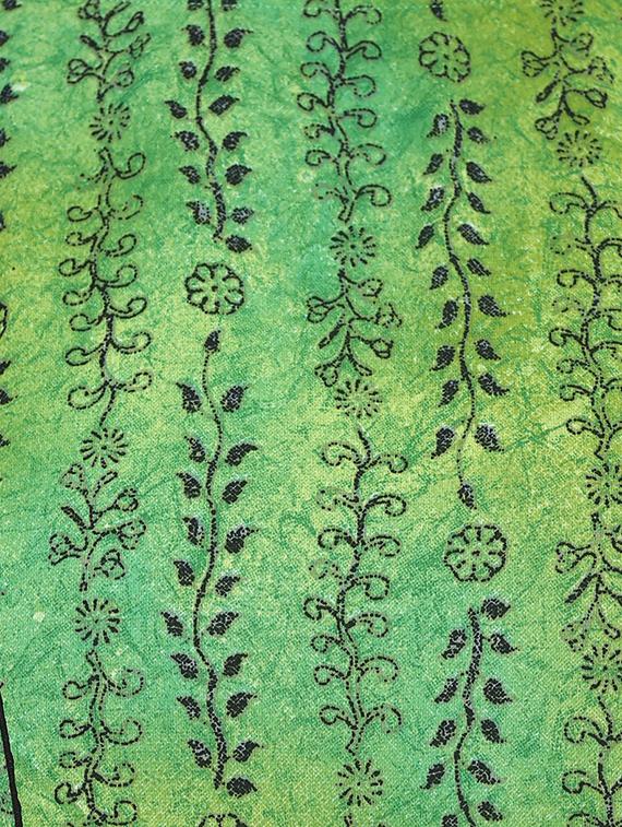green georgette maxi dress - 13245496 - Zoom Image - 4