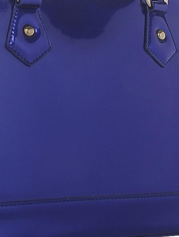 blue leatherette handbag - 13253837 - Zoom Image - 4