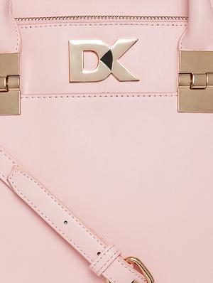 pink leatherette handbag - 13254011 - Standard Image - 4