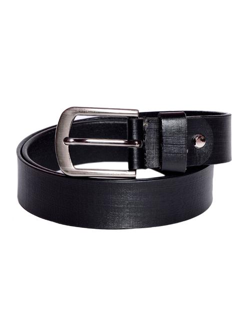 black leather belt - 13256400 - Standard Image - 1