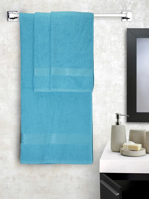 BIANCA 3 PC Set D'ross Towel Set 100% Cotton (1 Bath Towel+ 2 Hand Towel) - 13256530 - Standard Image - 1