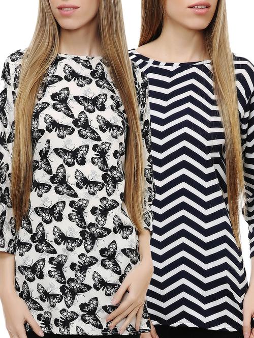 Set of 2 printed tunics - 13256672 - Very Small Image - 1