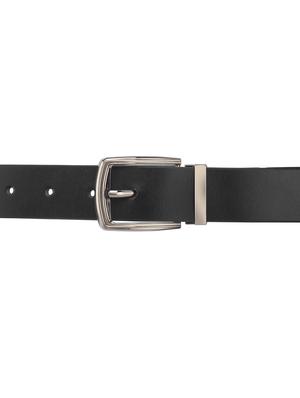 black leather belt - 13259623 - Standard Image - 4