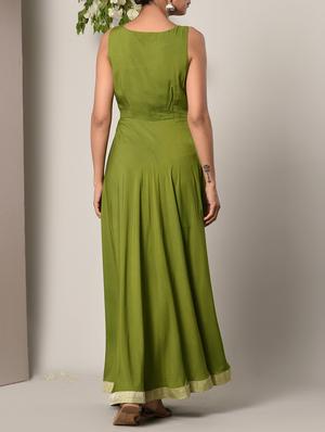 green modal maxi dress - 13266830 - Standard Image - 4