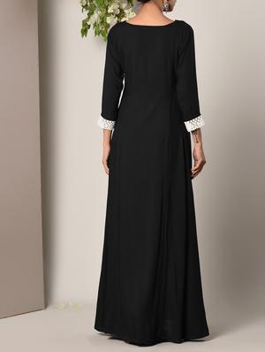 Black modal dress - 13266850 - Standard Image - 4