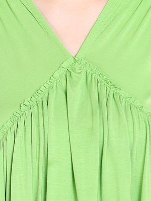 green viscose top - 13269653 - Standard Image - 4