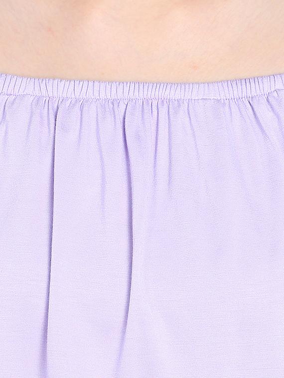 light purple viscose top - 13269654 - Zoom Image - 4