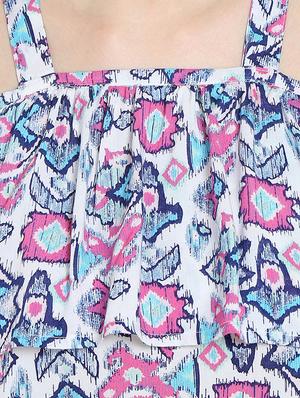 purple printed rayon top - 13269705 - Standard Image - 4