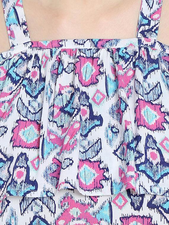 purple printed rayon top - 13269705 - Zoom Image - 4