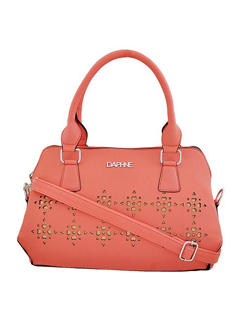 pink leatherette handbag - 13279013 - Standard Image - 1