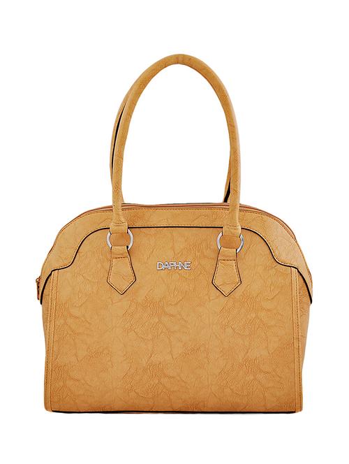 gold leatherette handbag - 13279021 - Standard Image - 1