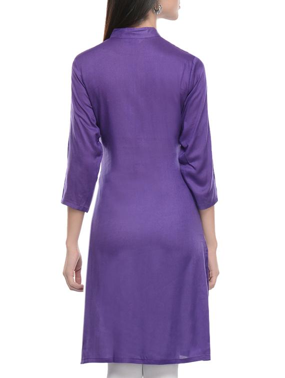 multi colored rayon straight combo kurtas - 13288373 - Zoom Image - 7