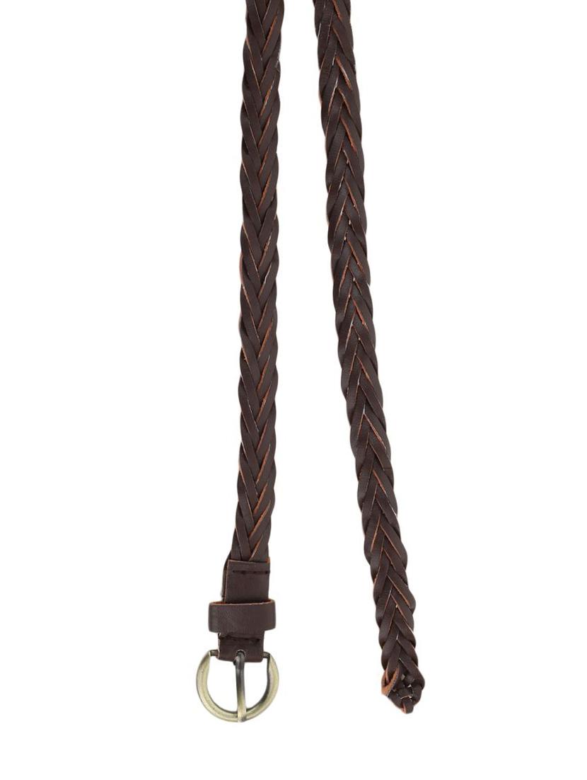 brown leatherette (pu belt - 13289842 - Zoom Image - 4