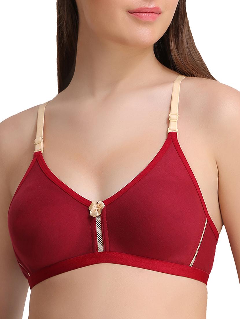 set of 2 bow patch bra - 13308014 - Zoom Image - 4