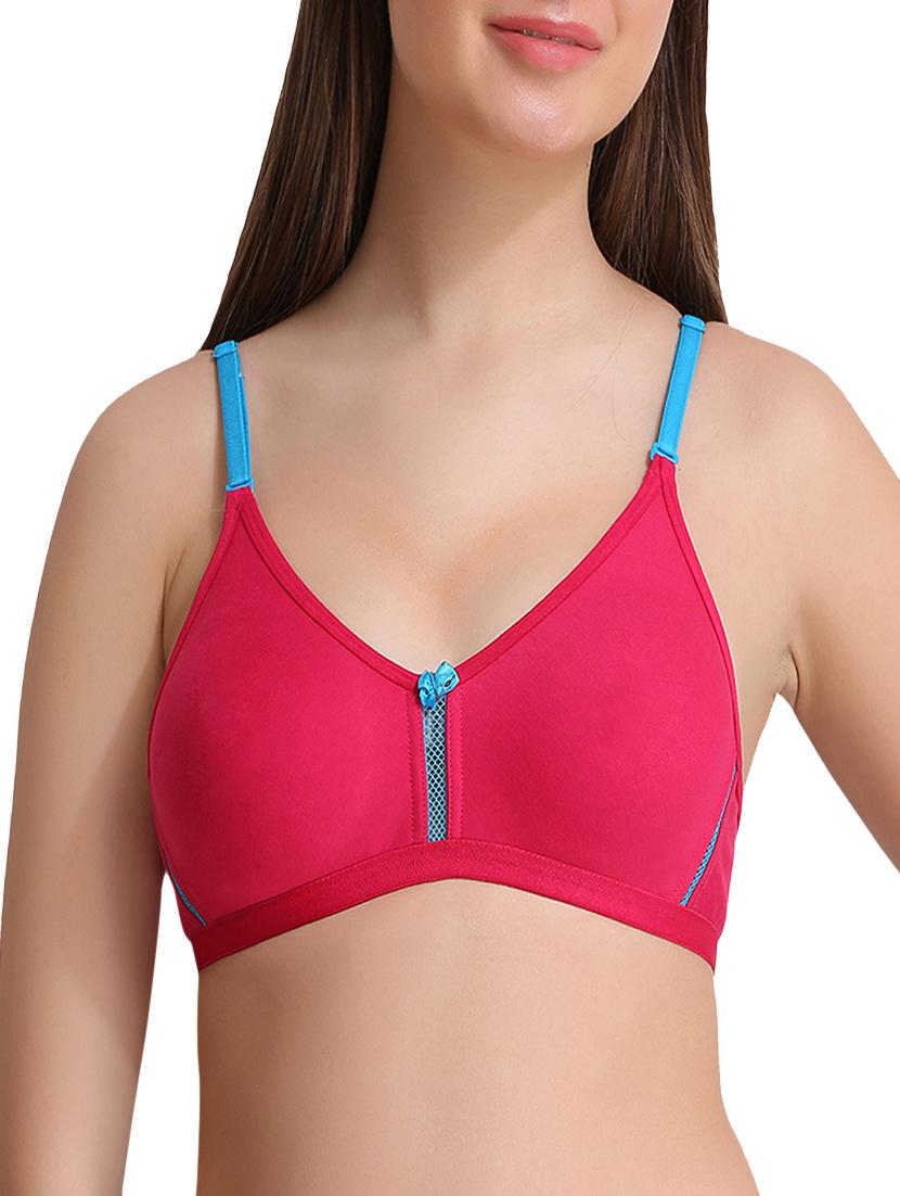 set of 3 contrast bow patch bras - 13308017 - Zoom Image - 4