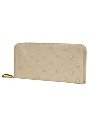 cream leatherette clutch - 13308804 - Standard Image - 4