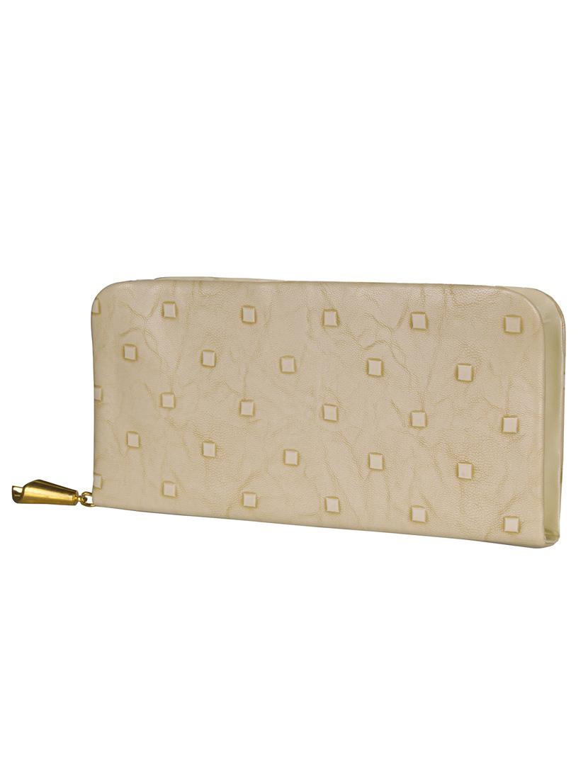 cream leatherette clutch - 13308804 - Zoom Image - 4