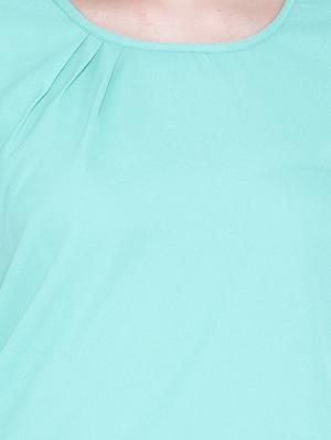 sea green regular top - 13316266 - Standard Image - 4