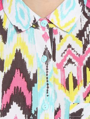 pink viscose regular shirt - 13316603 - Standard Image - 4