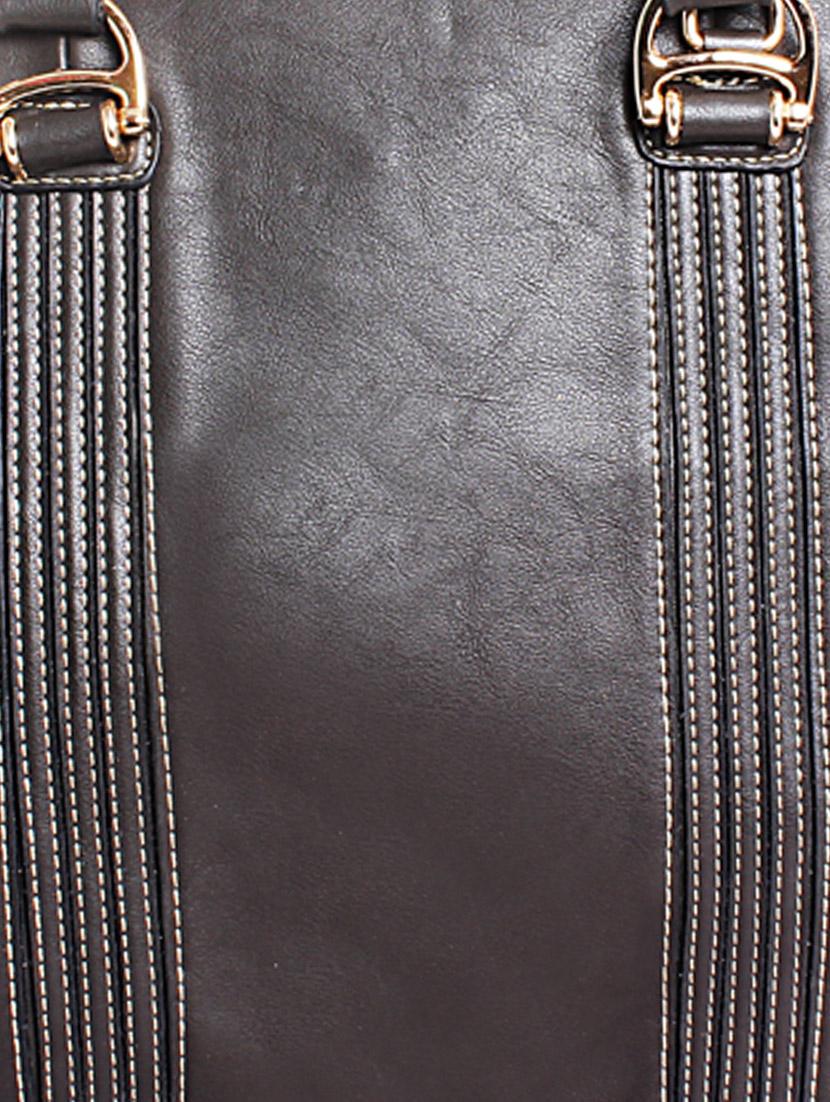 grey leatherette handbag - 1332234 - Zoom Image - 4