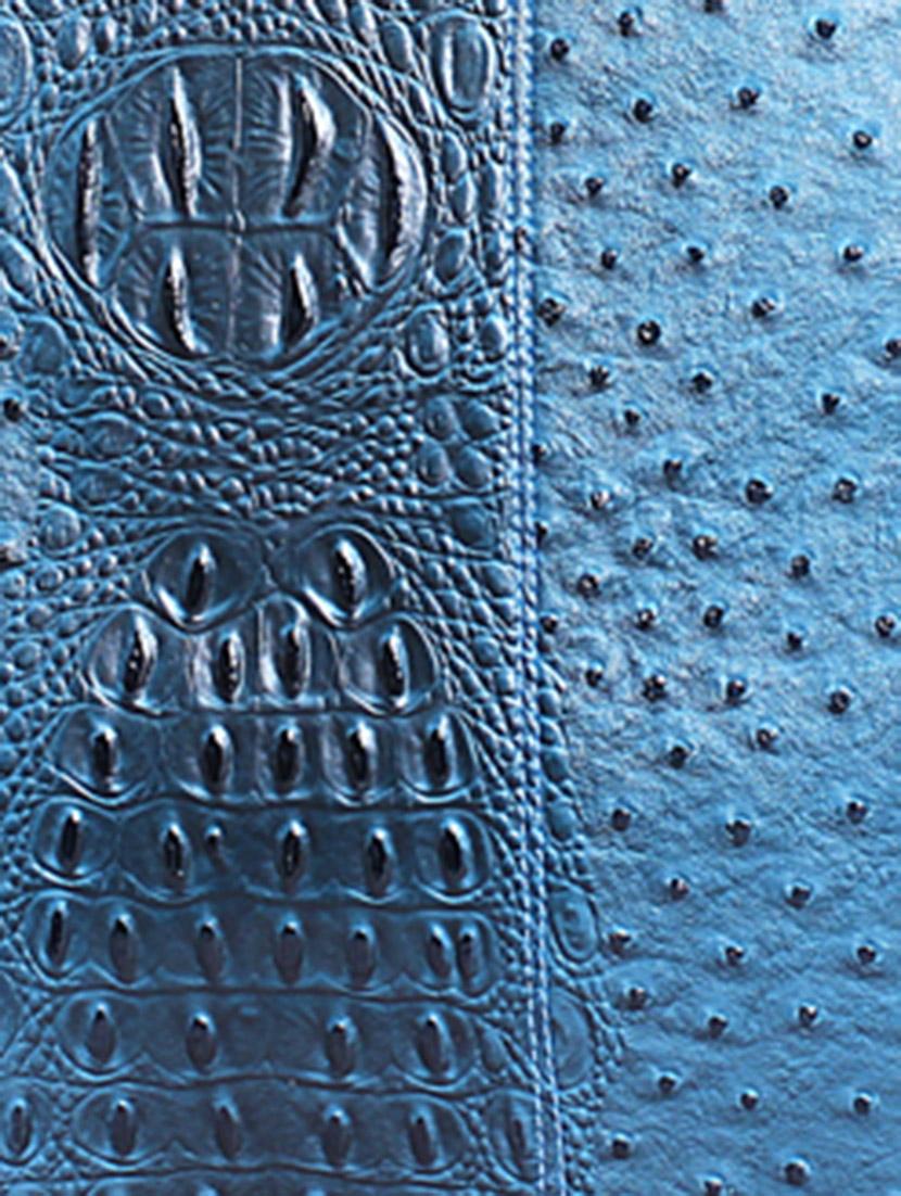 blue leatherette handbag - 1332240 - Zoom Image - 4
