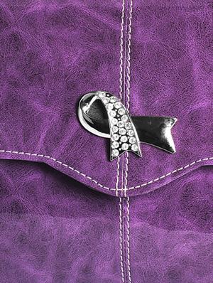 purple leatherette clutch - 1332244 - Standard Image - 4