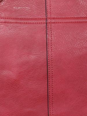 red leatherette handbag - 1332248 - Standard Image - 4