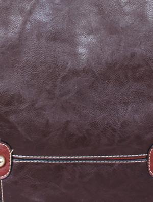 brown leatherette handbag - 1332256 - Standard Image - 4