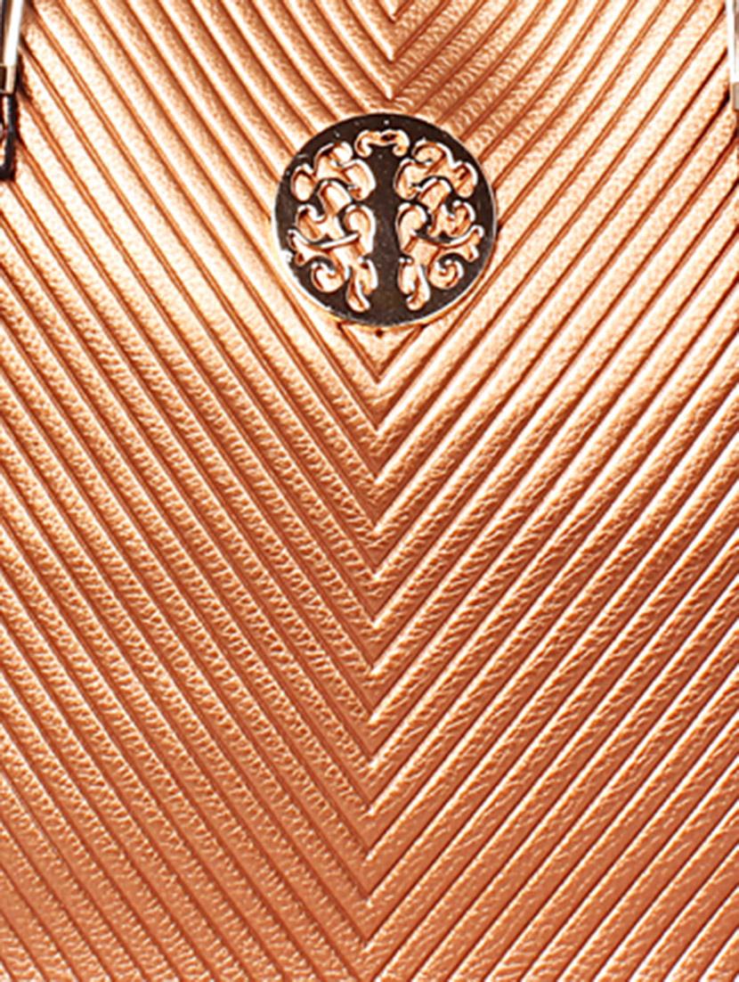 copper leatherette handbag - 1332271 - Zoom Image - 4