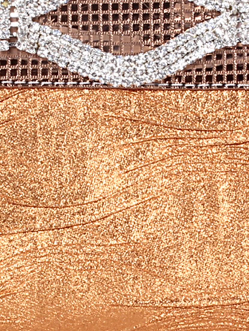 copper leatherette clutch - 1332272 - Zoom Image - 4