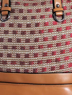 beige leatherette handbag - 1332282 - Standard Image - 4