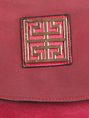 red leatherette sling bag - 1332374 - Standard Image - 4