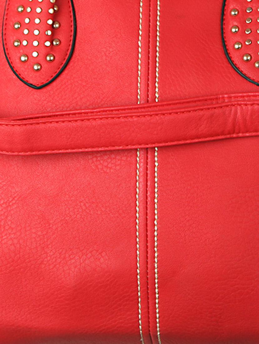 red leatherette handbag - 1332385 - Zoom Image - 4