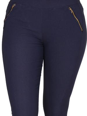 navy blue cotton jeggings - 13325910 - Standard Image - 4