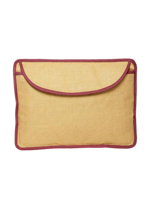 beige jute sleeve - 13330844 - Standard Image - 1