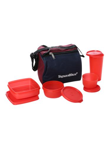 Signoraware 562 Best Lunch Innovative 4 Containers Lunch Box 1050 ml