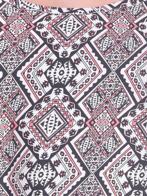 white printed maxi dress - 13339374 - Standard Image - 4