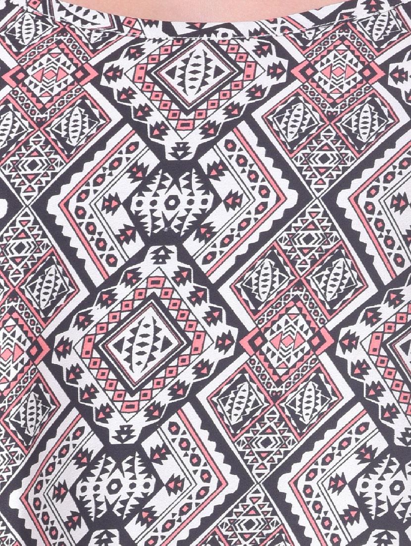white printed maxi dress - 13339374 - Zoom Image - 4