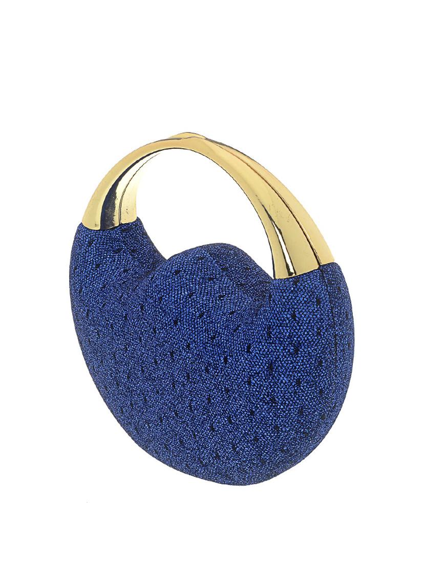 blue satin clutch - 13341789 - Zoom Image - 4