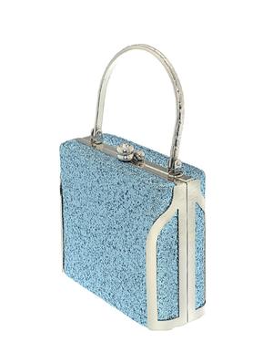 blue satin clutch - 13341790 - Standard Image - 4