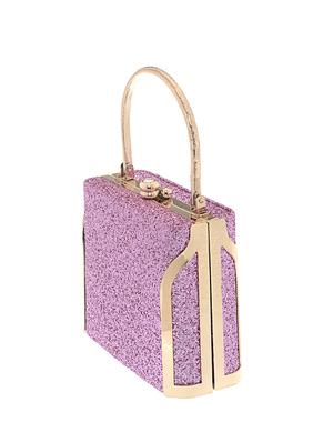 pink satin clutch - 13341791 - Standard Image - 4