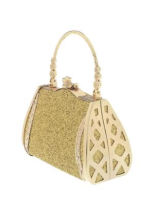 gold satin clutch - 13341798 - Standard Image - 4