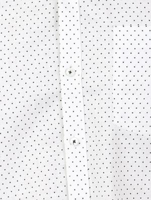 white cotton polka dot casual shirt - 13345328 - Standard Image - 4