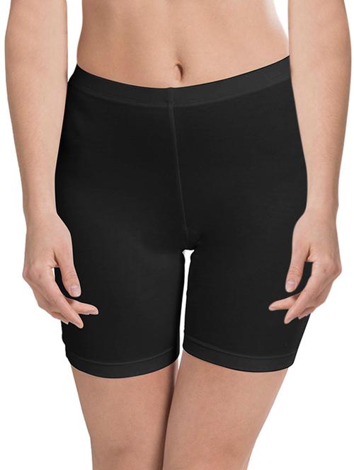 black cotton long leg panty - 13351891 - Standard Image - 1