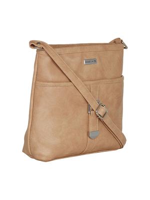 beige leatherette sling bag - 13356224 - Standard Image - 4
